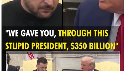 Trump Zelenskyy Meeting Donald Trump calls Joe Biden 'Stupid President' JD Vance US Ukraine