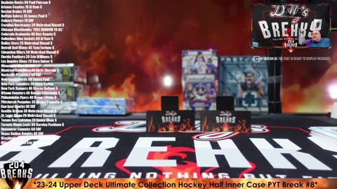 *23-24 Upper Deck Ultimate Collection Hockey Half Inner Case PYT Break #8*[May 27 2025]
