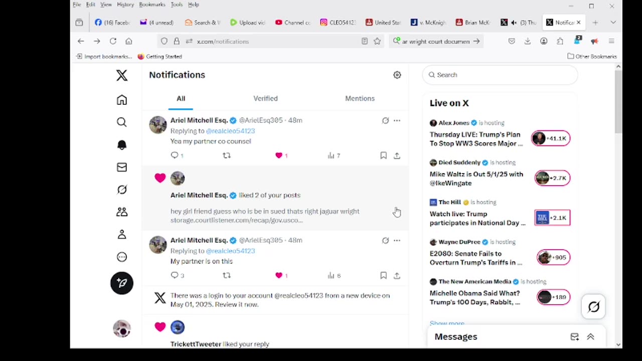 jaguar wright look who i be talking to my girl friend Ariel Mitchell Esq