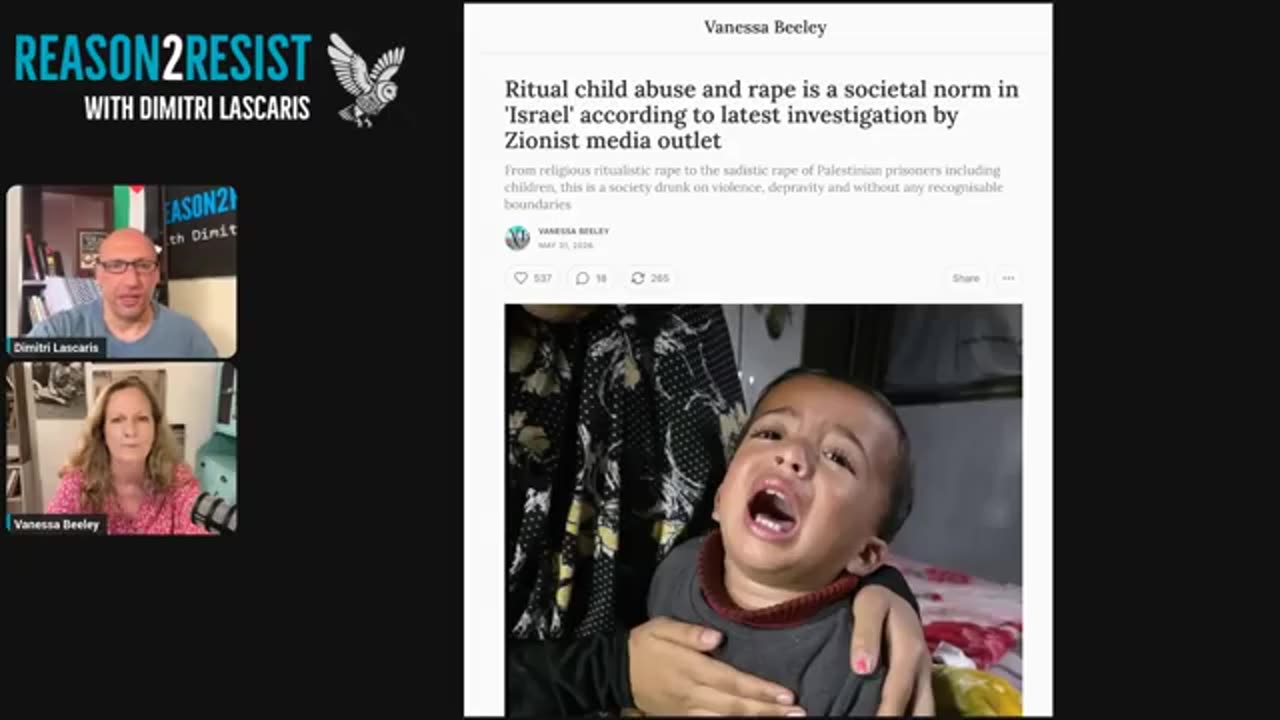 Ritual child abuse scandal rocks "Israel" and the Jolani threat to Lebanon.. w/Dimitri Lascaris