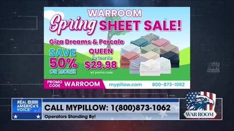 SPRING SHEET SALE: Mike Lindell On Latest MyPillow Deals For WarRoom Posse