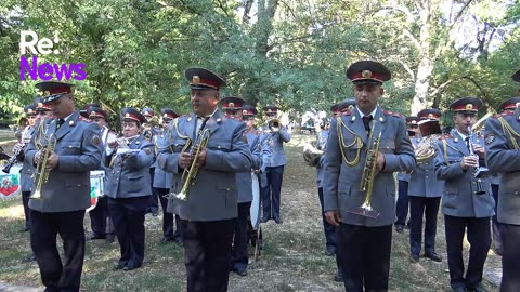 Поднасяне на Цветя по случай Илинден + Армейски Духов Оркестър