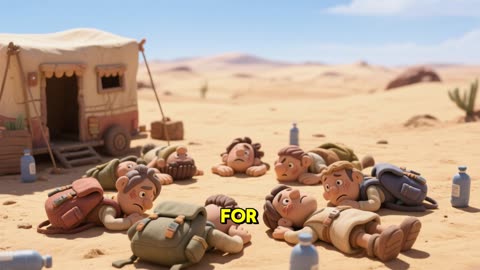 The Camel and the Endless Desert