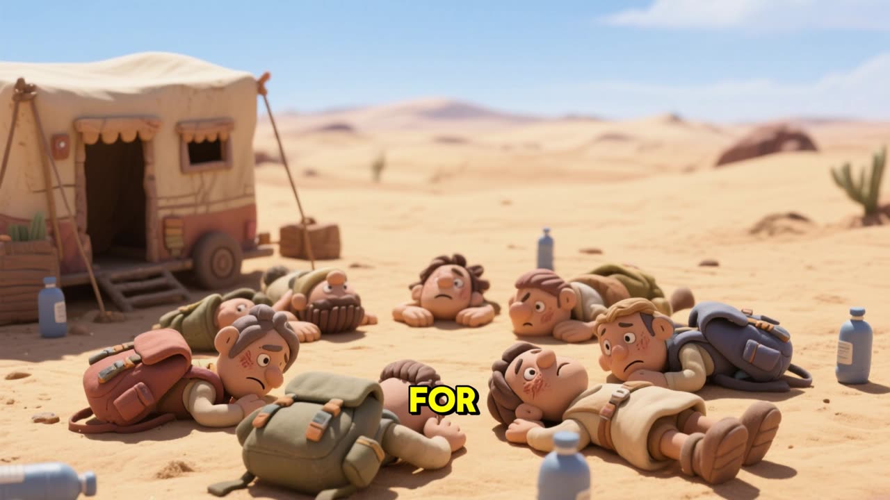 The Camel and the Endless Desert