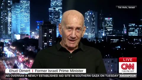 Former Israeli PM Ehud Olmert tells CNN why he thinks Israel is now committing war crimes in Gaza.