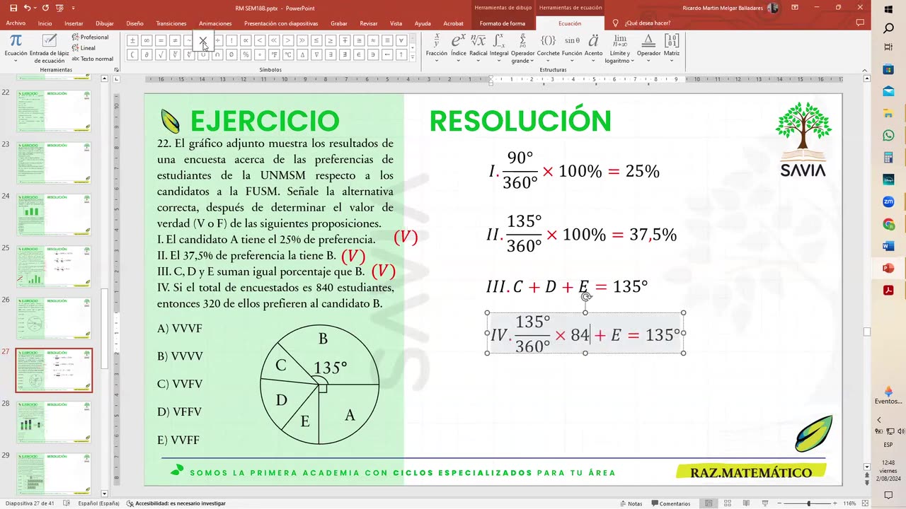 SAVIA REGULAR 2025 | Semana 18 | RM S2