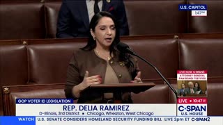 Democratic Rep Throws Tirade Over SAVE America Act On House Floor