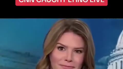CNN host Kasie Hunt getting called out for her fake news live on the air🤣