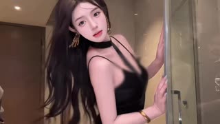 Coquettish Obsidian black Frock Vibrant Romantic Dance | Daily Beauty EP 1140