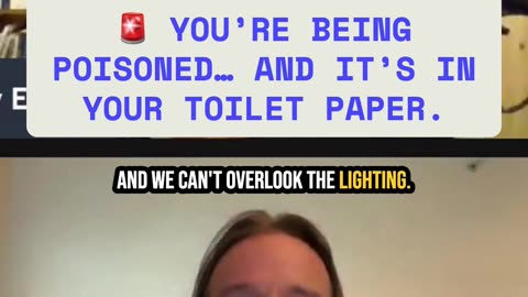 TOXINS in your toilet paper?!