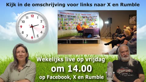 Iedere vrijdag om 14.00 gaan we live!