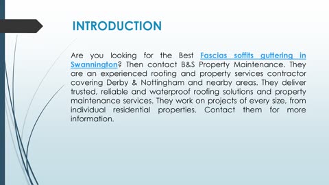 Best Fascias soffits guttering in Swannington