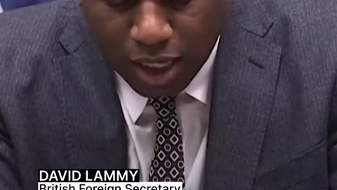British Foreign Secretary David Lammy: The new Israeli aid system is inhumane.