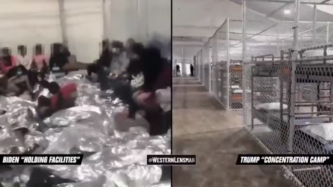 ''BIDEN [TATERTOT] HOLDING FACILITIES'' 🆚 ''TRUMP CONCENTRATION CAMP'S