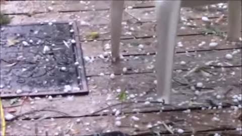 Massive Sudden Hail Storm So Oregon 9 5 19 15:00 Weather GeoEngineering