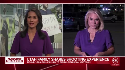 Utah family shares their experience witnessing shooting that killed Charlie Kirk