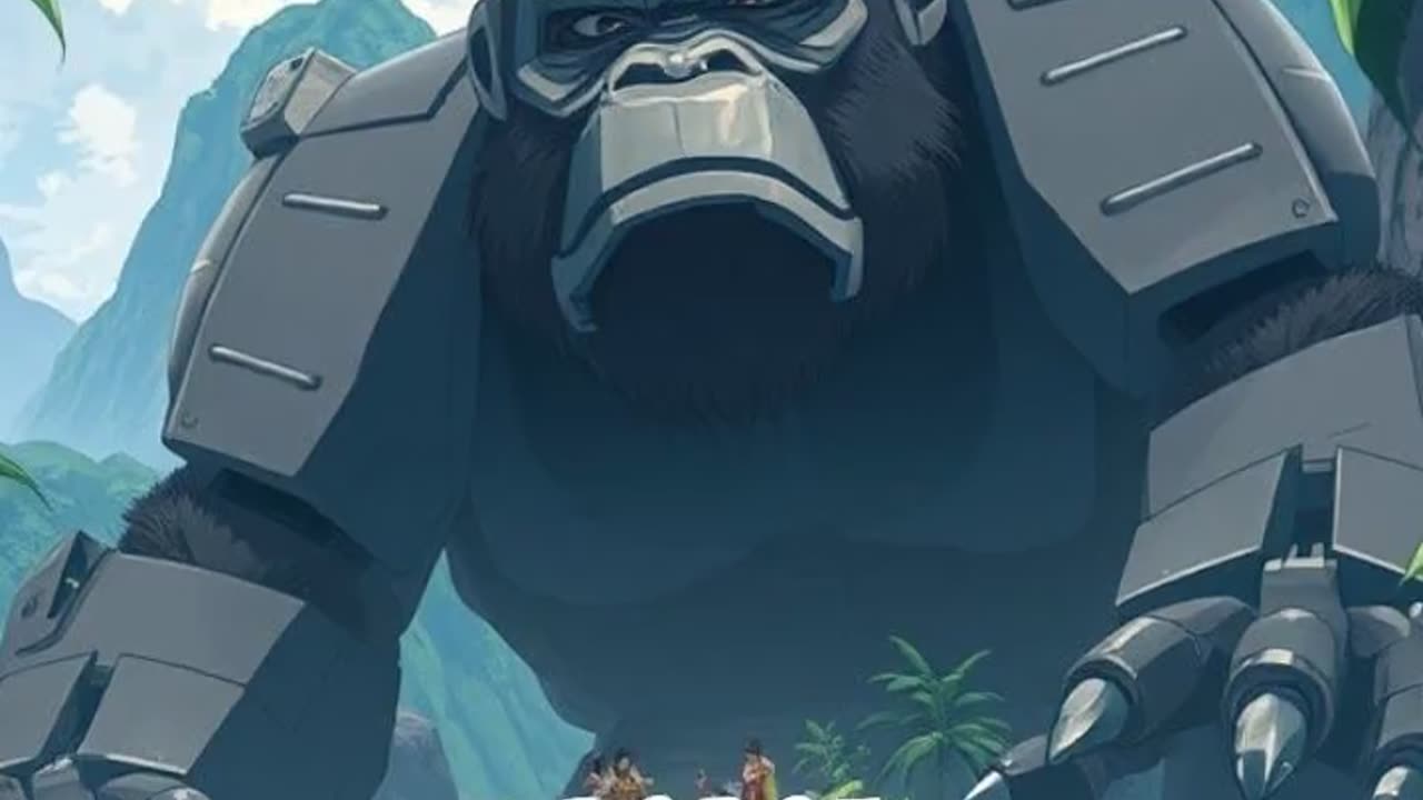 In the jungle, a clever monkey