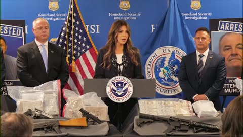 SEIZED⚡20 kilograms of fentanyl, enough to kill 10 million people | Kristi Noem