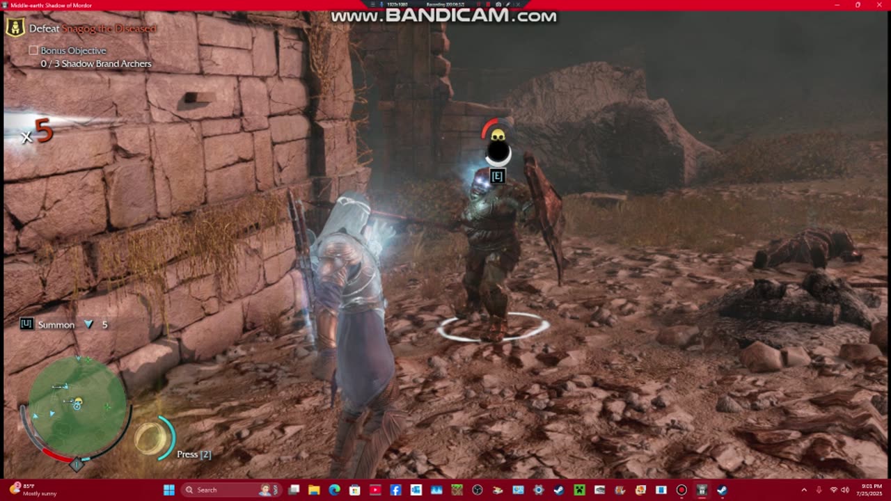 Middle Earth Shadow Of Mordor Part 148 Bright Lord Celebrimor Vs Diseased Orc