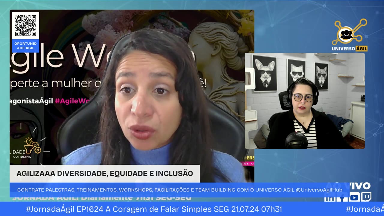 #JornadaÁgil EP1624 A Coragem de Falar Simples SEG 21.07.24 07h31