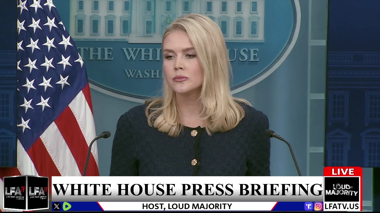 WHITE HOUSE PRESS BRIEFING LIVE - LOUD MAJORITY LIVE