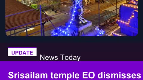 Srisailam temple EO dismisses reports of cockroach in ‘laddu prasadam’