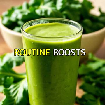 Boost Immunity with Daily Green Smoothies.