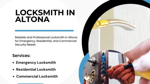 Reliable and Professional Locksmith in Altona for Emergency, Residential, and Commercial