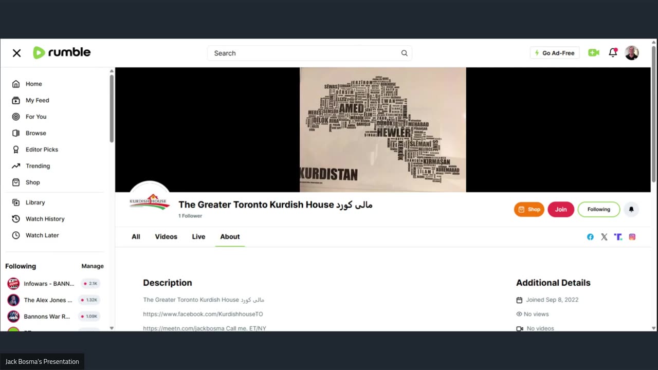 The Greater Toronto Kurdish House مالی کورد
