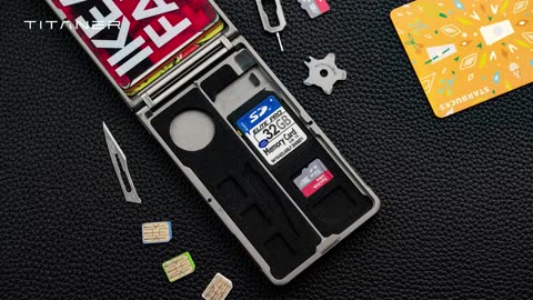 Titaner Titanium EDC Wallet, More Than Just Thin