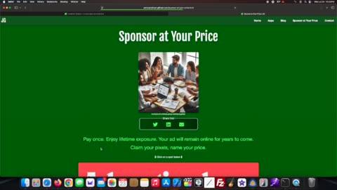 Sponsor at Your Price Advertisement Opportunity