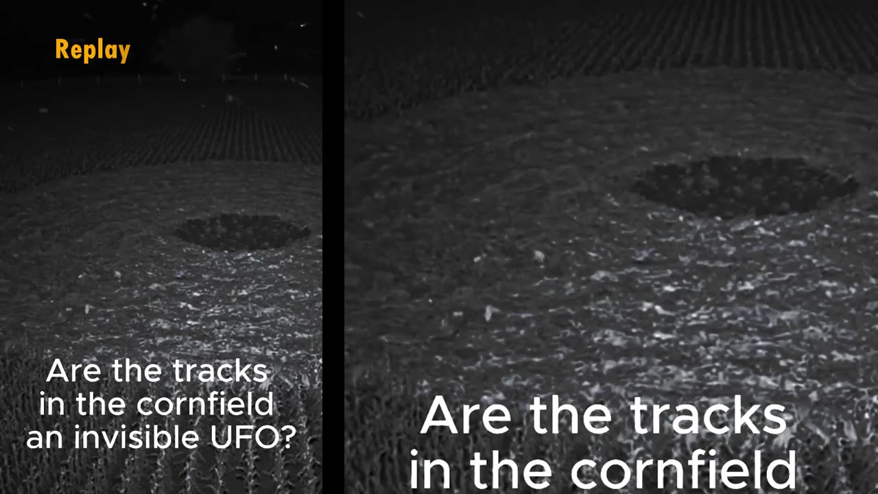 Images incroyables ! Des extraterrestres ont-ils fait ça ?