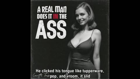 A Real Man Does It IN THE ASS
