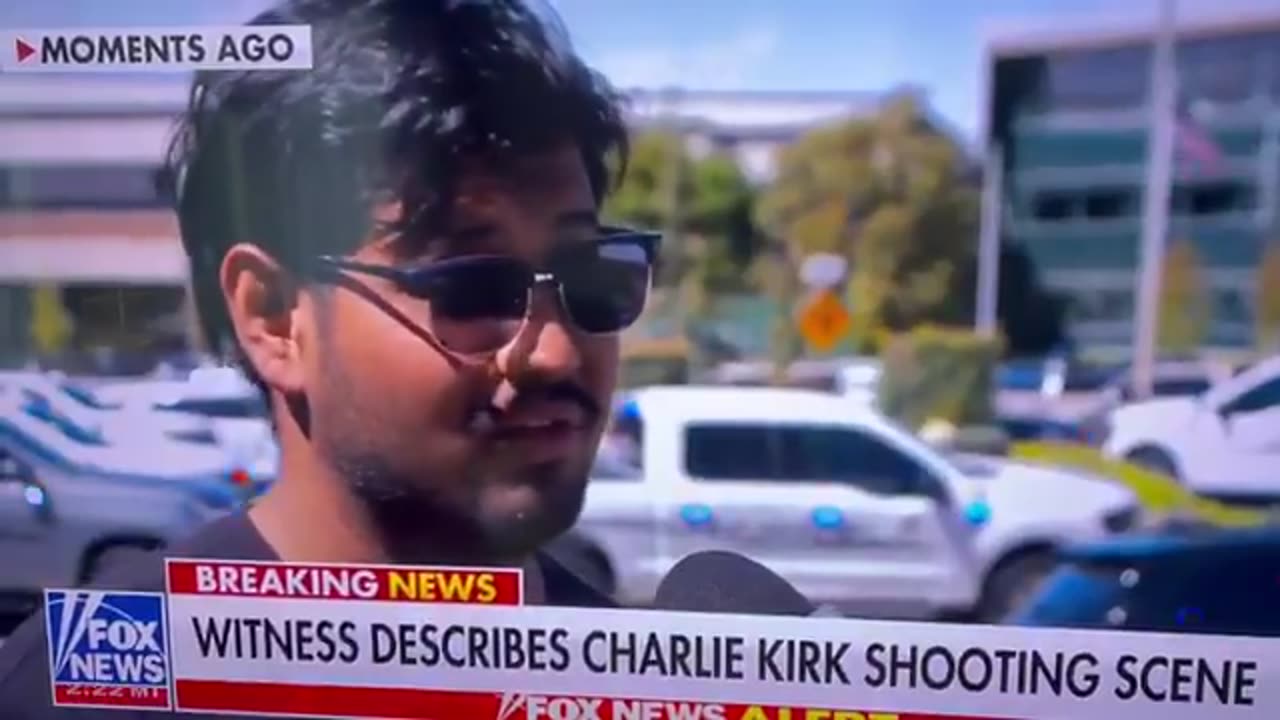 Kirk assassination witness. Says first guy arrested didn't have a gun also mentions Trans question
