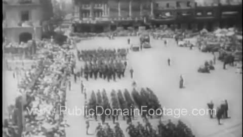 U.S. Army Test Newest General Lee Tanks during WWII archival newsreel stock footage