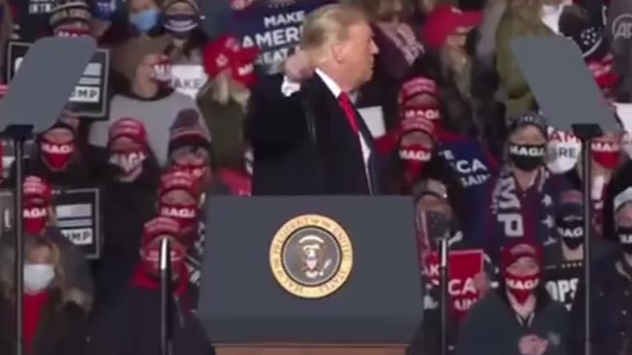 Donald Trump and Harrison Ford