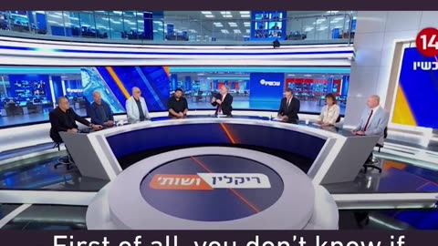 Israeli Channel 14 panelists are telling that Palestinian human skeletons need to lose some weight