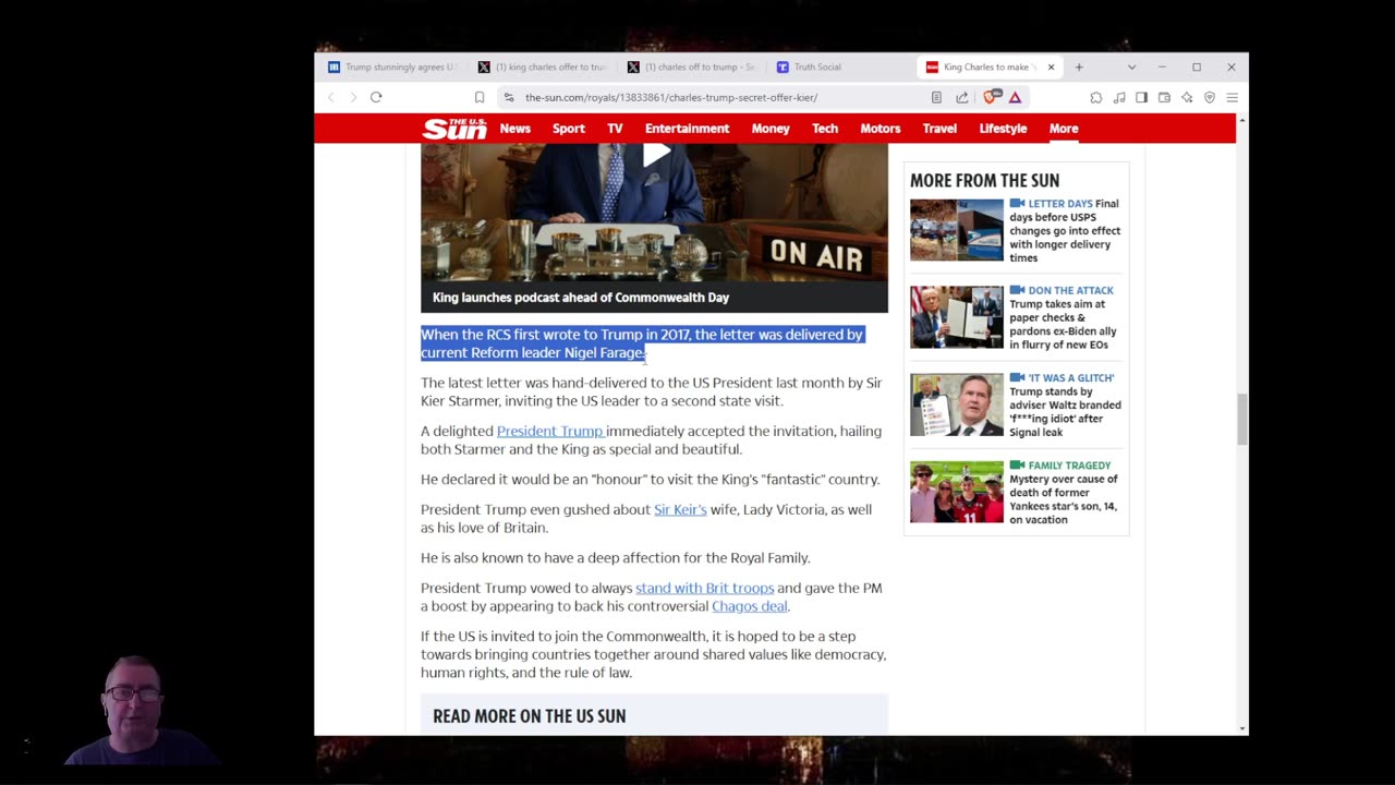 UK. War Update. King Wants US In Commonwealth? Trump Agrees? Have We Been Betrayed?