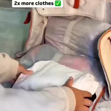 LuxVoyage Convertible Garment Bag For Women and Girls