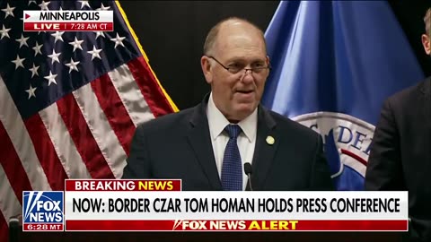 Tom Homan is working on a plan to draw down number of agents in Minnesota