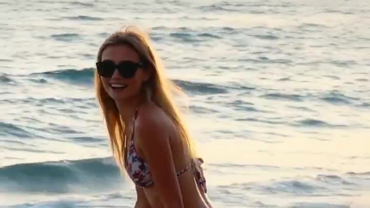 Girl in skateboard