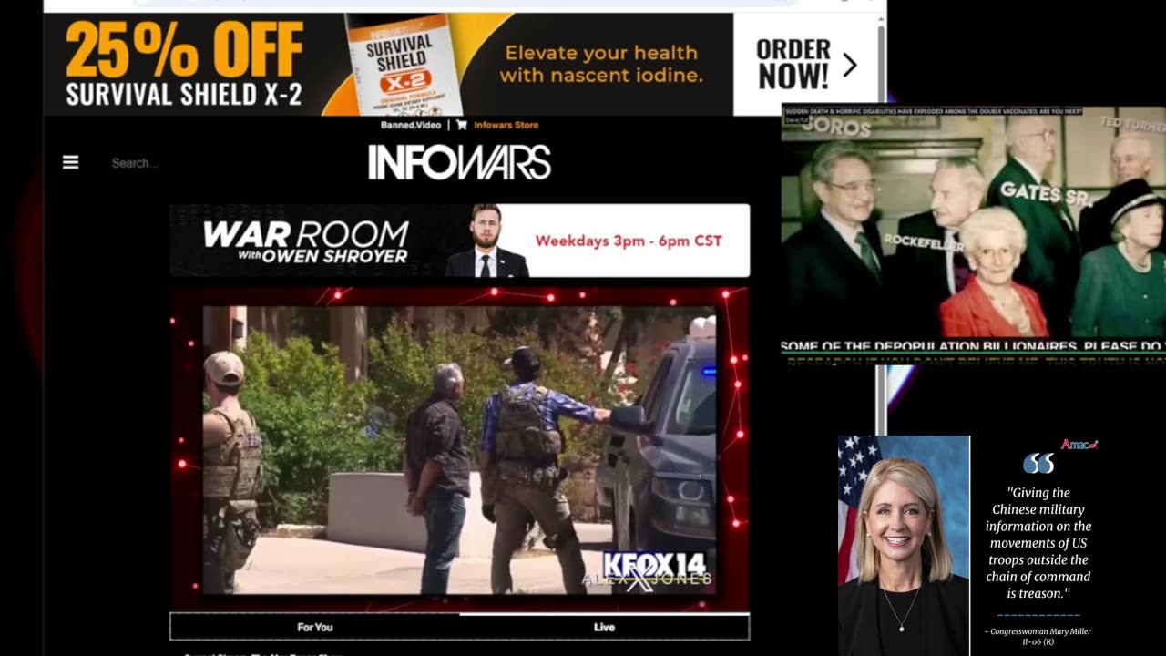 Alex Jones report on ICE arresting Judge who hid Ms-13 members
