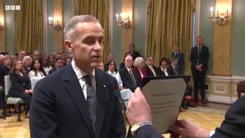 Mark Carney sworn in as first new Canadian prime minister in nine years