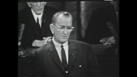 President Lyndon Baines Johnson 1966 State of the Union Address, 1-12-66. MP562.