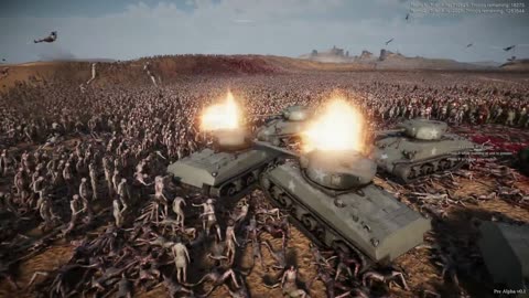 20,000 WW2 Soldiers vs 2 Million Zombies – INSANE Battle! | Ultimate Epic Battle Simulator 2