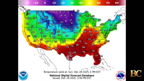 National Weather Forecast (December 28, 2025)