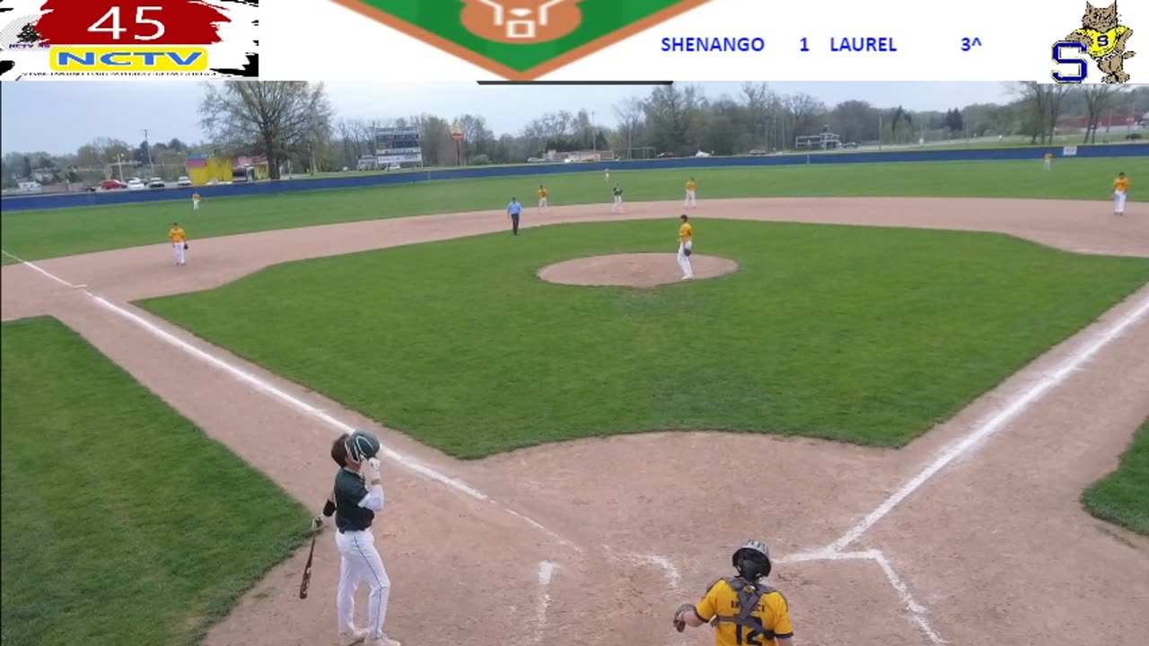 NCTV45 Highschool Baseball LAUREL VS SHENANGO TUES APR 29 2025
