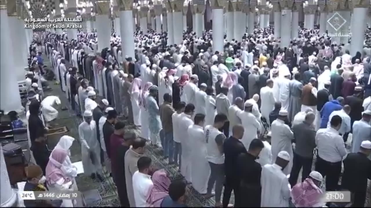 صلاة التراويح من المسجد النبوي للشيخ عبدالله البعيجان _ ليلة 11 رمضان 1446هـ