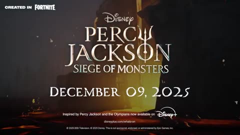 Percy Jackson and the Olympians x Fortnite - Official Siege of Monsters Island Trailer