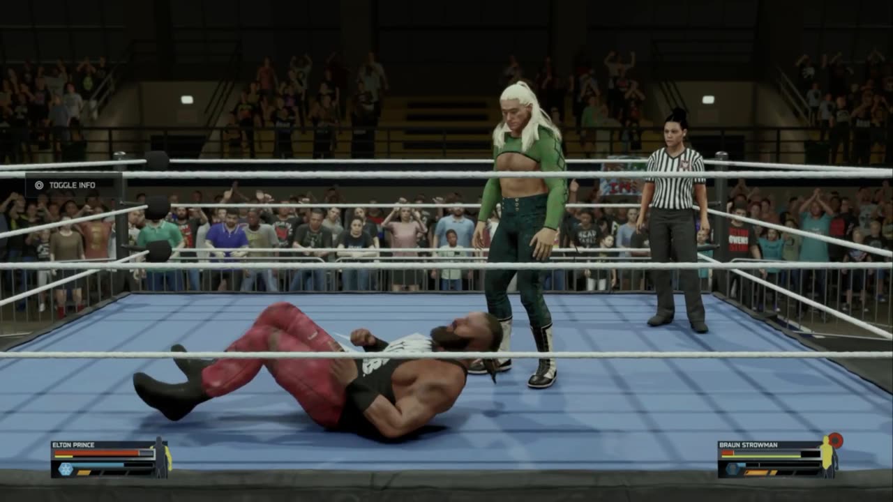 WWE My GM 6 Elton Prince VS Braun Strowman